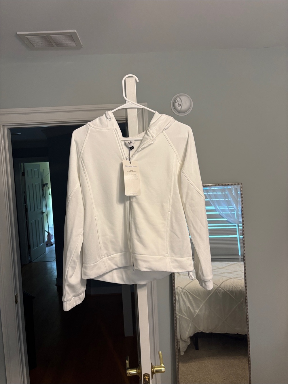 CAbi Fair Play Hoodie size small White new with tags